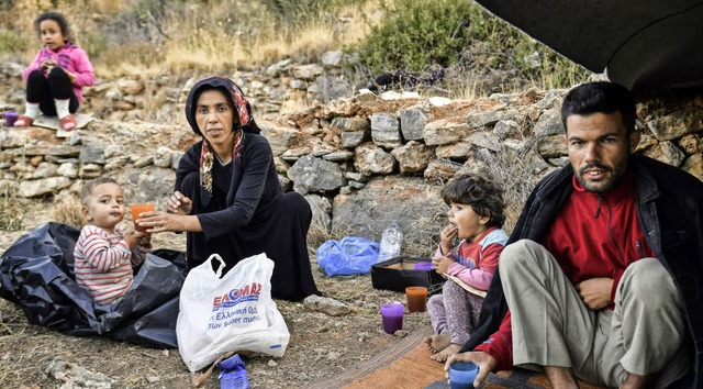 Ein Leben zwischen Steinen &#8211; Fl...ger auf der griechischen Insel Samos.   | Foto: AFP