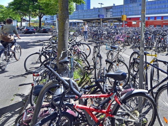 Fahrrad-Parkplatz am Hauptbahnhof  | Foto: Michael Bamberger