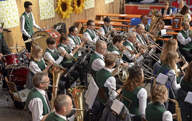 Kiechlinsbergen. Der Musikverein Wyhl.  | Foto: Roland Vitt