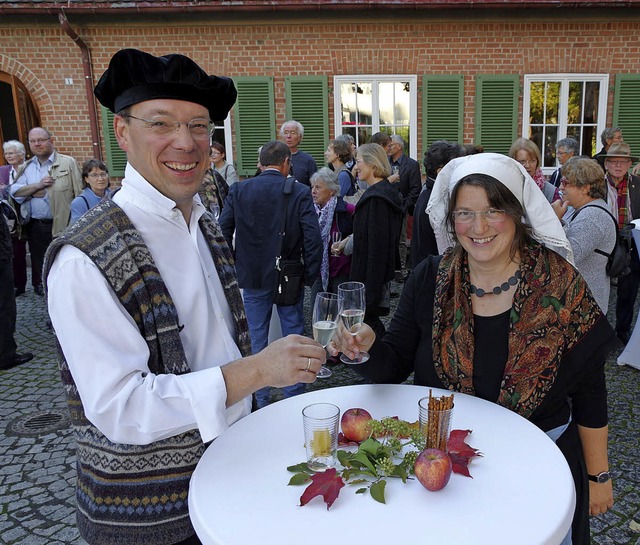 Martin und Katharina Luther (Pfarrer B...n Reise auf 500 Jahre Reformation an.   | Foto: Gnter Hammer