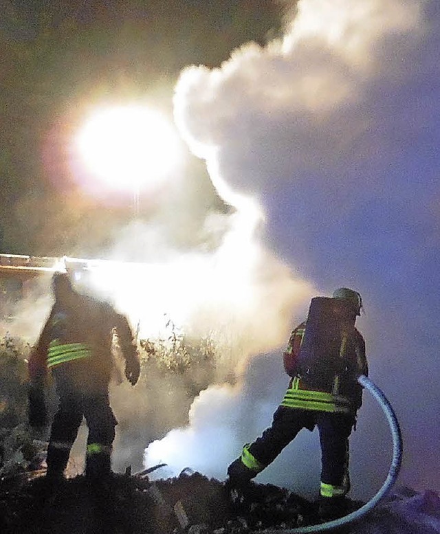 Brand in Nimburg  | Foto: Feuerwehr Teningen