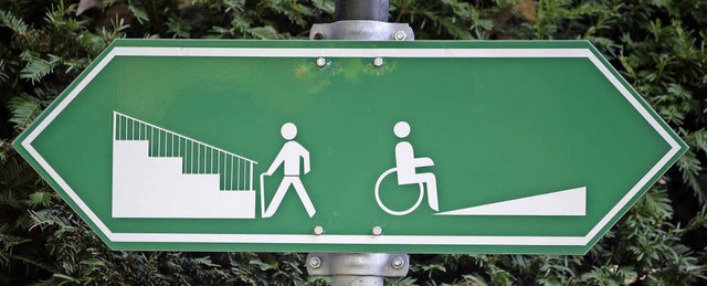Im Landkreis soll  jeder Mensch seinen...211; egal ob mit oder ohne Rollstuhl.   | Foto: dpa/Privat