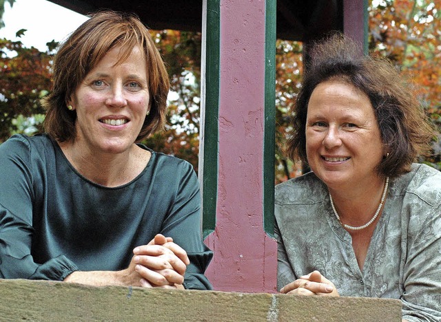 Friederike Ohnemus (rechts) und Martin...Bhnenprogramm auf die Beine gestellt.  | Foto: Stadt