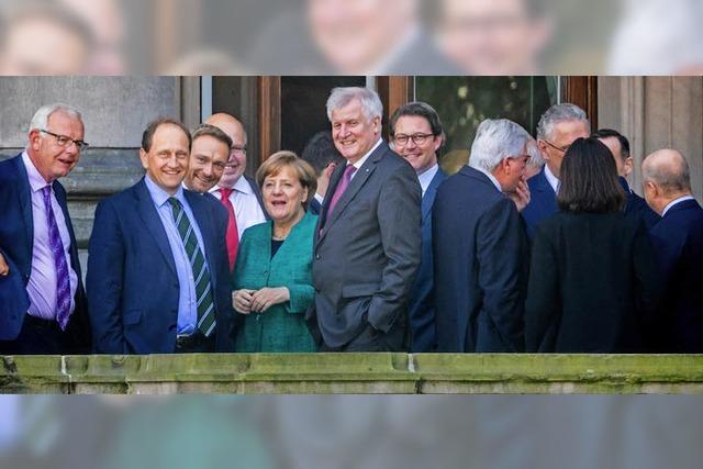 Union verhandelt in Berlin mit FDP und Grünen