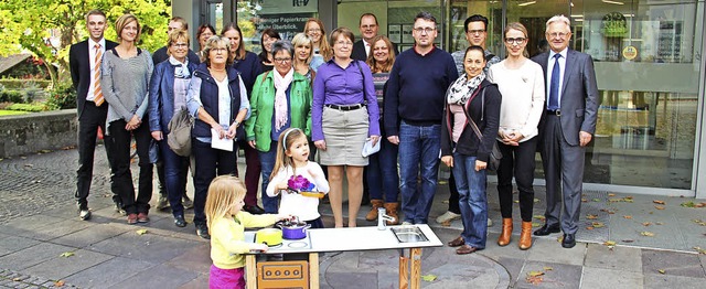 Das matscht so schn: 14 Kindergrten ...r VR-Bank Schopfheim-Maulburg freuen.   | Foto: Monika Weber