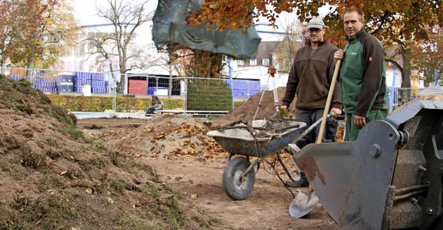 Weil sie auch mit schwerem Gert arbei...d Landschaftsbau aus Sulz am Neckar.    | Foto: Holger Niederberger