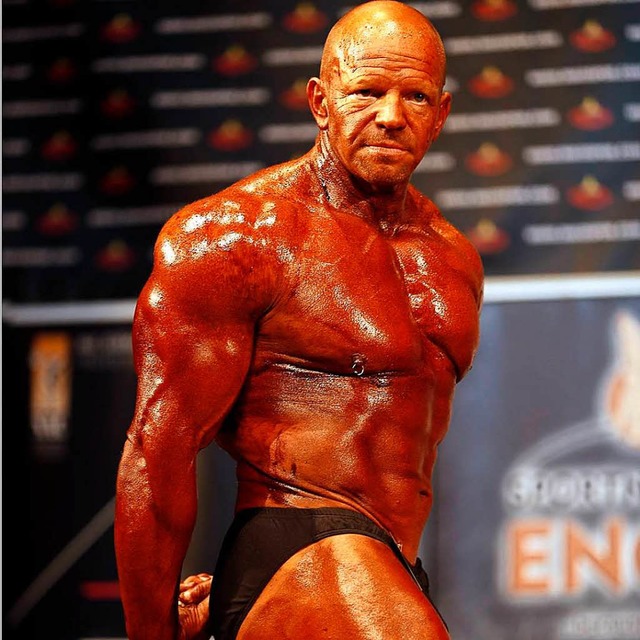 Bodybuilder Carsten Kluge beim Wettkampf<ppp></ppp>  | Foto: Maja Tolsdorf