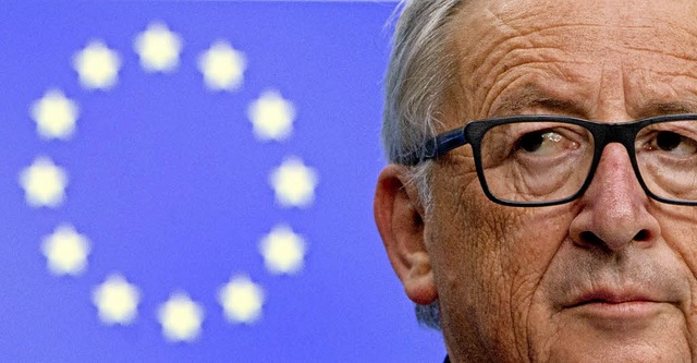 Kommissionsprsident Jean-Claude Junck...liedslnder fr die EU zu begeistern.   | Foto: DPA