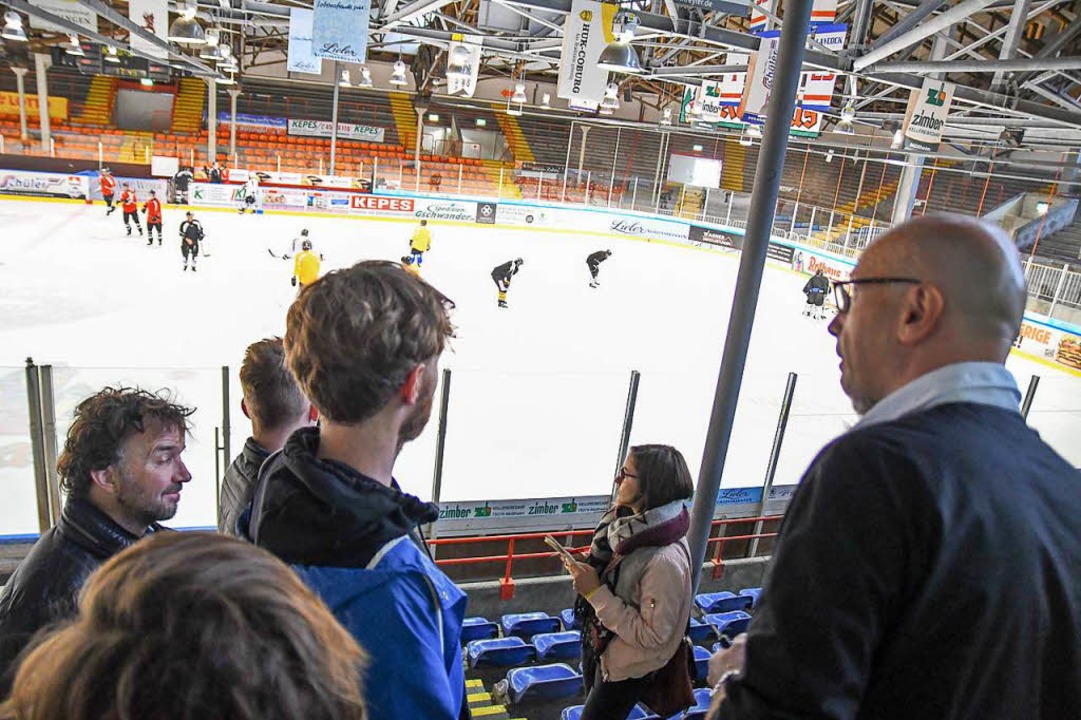 Club-Aktion: So war die Stadionfhrung bei den Wlfen  | Foto: EHC Freiburg