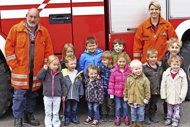 Besuch von der Feuerwehr