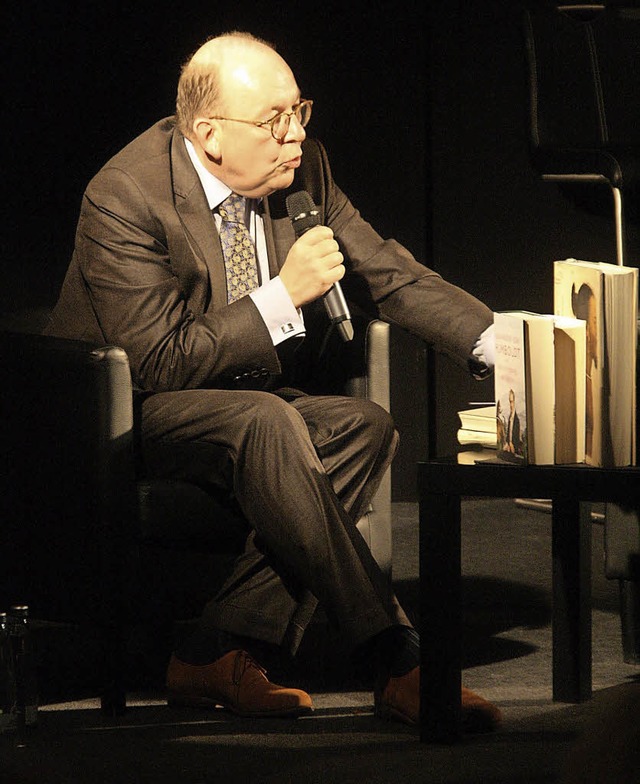 Der Literaturkritiker Denis Scheck bei den Badenweiler Literaturtagen  | Foto: Hans Jrgen Kugler