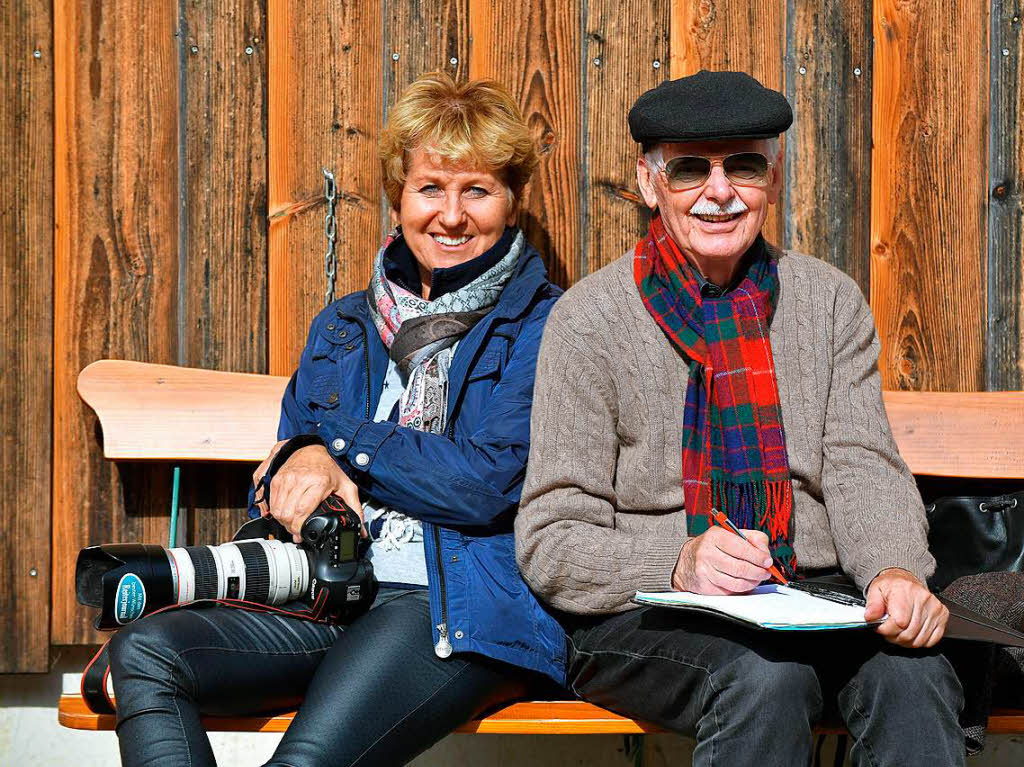 Fotografin Doris Matthaes und Dr. Eberhard Platz vom  "Reiterjournal" berichten immer wieder gerne von den Schwarzwlder Kaltblutpferden.