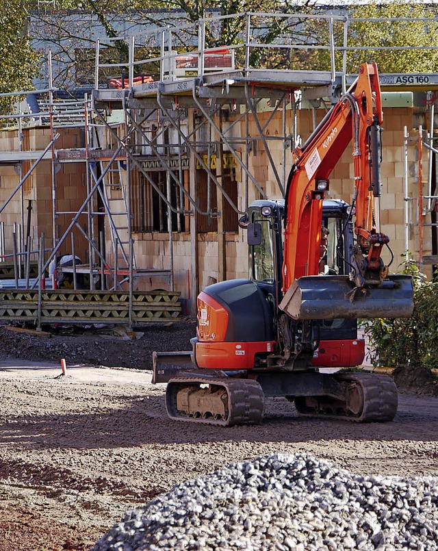 Der Neubau des Rappenstein-Kindergarte...das teuerste Projekt im Haushalt 2018.  | Foto: Martin Kpfer