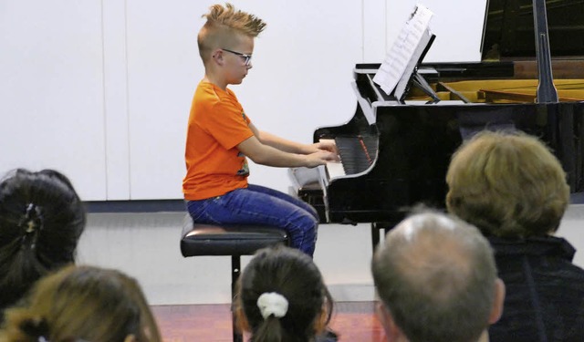 Jungpianist Jayden Schulze begeisterte das Publikum.    | Foto: Hrvoje Miloslavic