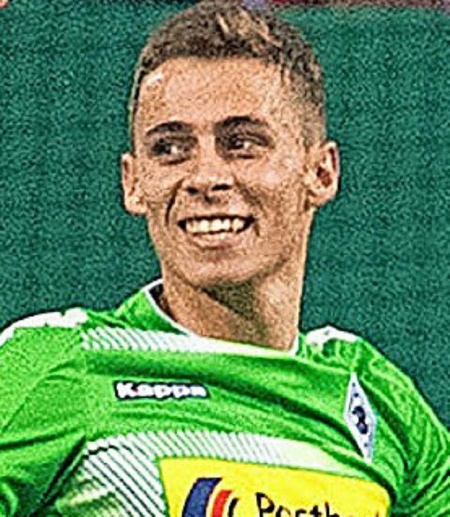 Glcklicher Torschtze: Thorgan Hazard   | Foto: dpa