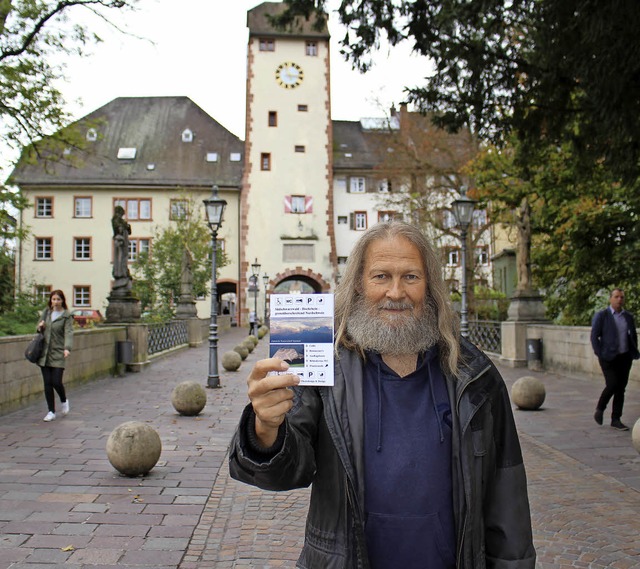 Axel Bauer hat den ersten Wanderfhrer...lfahrer in der Region verffentlicht.   | Foto: Klatt-D&#39;Souza