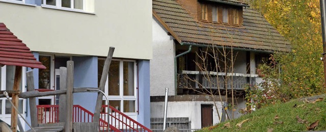 Der katholische Kindergarten &#8222;Ar...eiterungsbau konzipiert werden knnte.  | Foto: Sebastian Barthmes