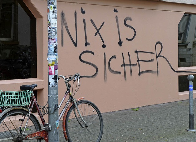 &#8222;Nix is sicher&#8220; &#8211; auch keine Tagesordnung.   | Foto: Rita Eggstein