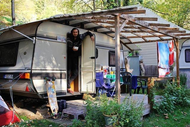 Wohnungsnot: Ein Erstsemster-Student lebt auf dem Campingplatz am Hirzberg