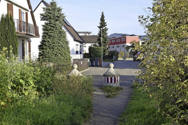 Ende Gelnde: Bislang ist der Moosacke...dhof verlngert und ausgebaut werden.   | Foto: Thomas Kunz