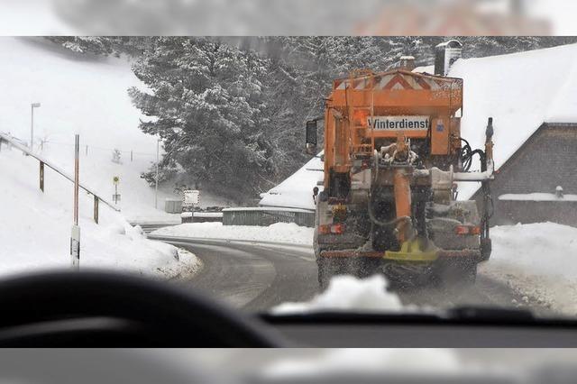 Abstriche beim Winterdienst