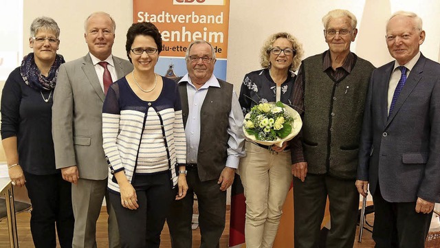 Die CDU-Ettenheim hat  langjhrige Mit...r   und der Vorsitzende Klaus Keller.   | Foto: Herbert Birkle