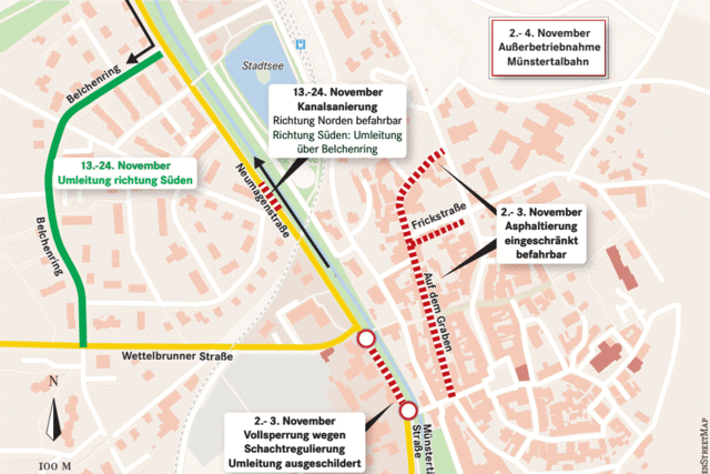 In Staufen wird es zh fr Autofahrer