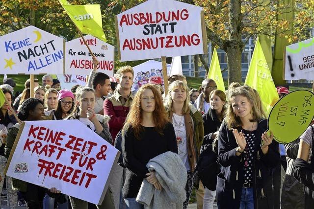 Protest der Pflegekrfte