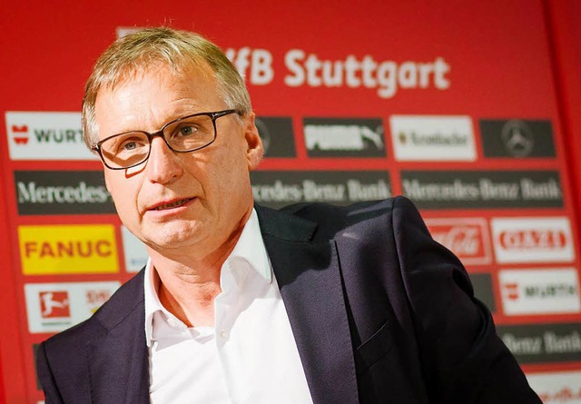 Der neue Vordenker beim VfB Stuttgart: Sportvorstand Michael Reschke   | Foto: dpa