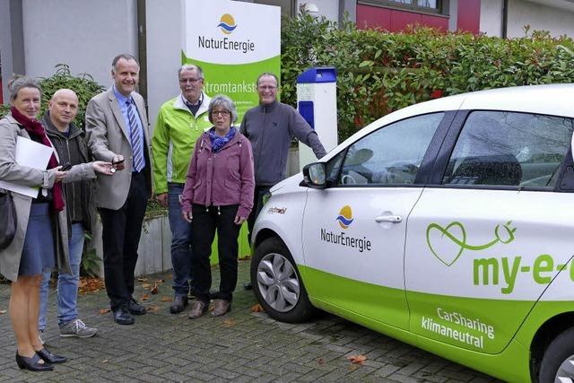 Ehrenkirchener teilen sich Elektroauto