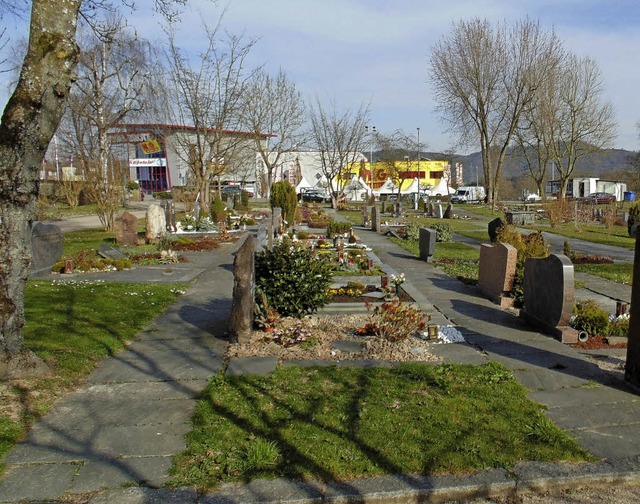 Der Murger Friedhof wird in Teilen saniert und neu gestaltet.  | Foto: Michael Gottstein