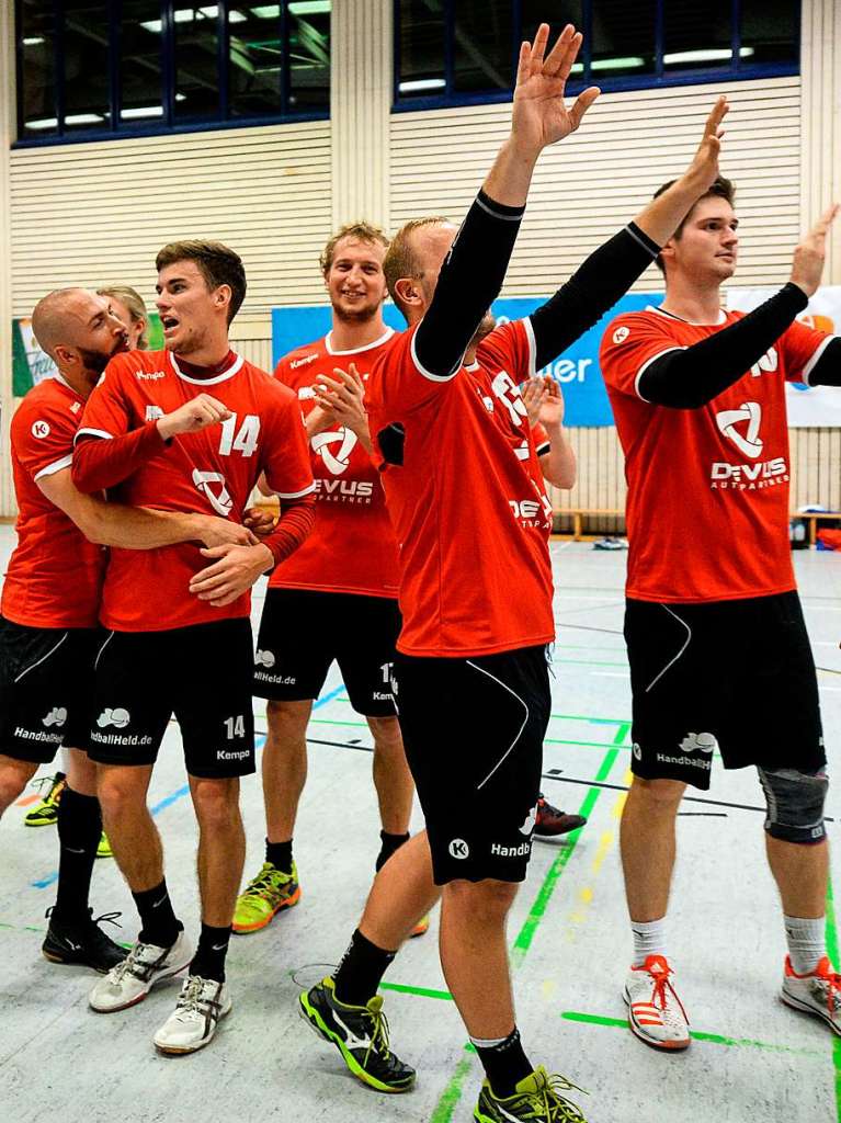 Impressionen rund um das Stadtderby in der Landesliga der Mnner zwischen der HSG und der HU Freiburg in der Gerhard-Graf-Halle.