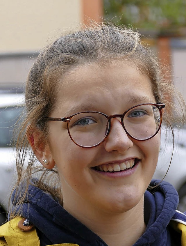 <BZ-Keyword>Charlotte Schmidt (15):</B...geln, gebe ich ihnen sehr gerne etwas.  | Foto: Pascal Schpflin