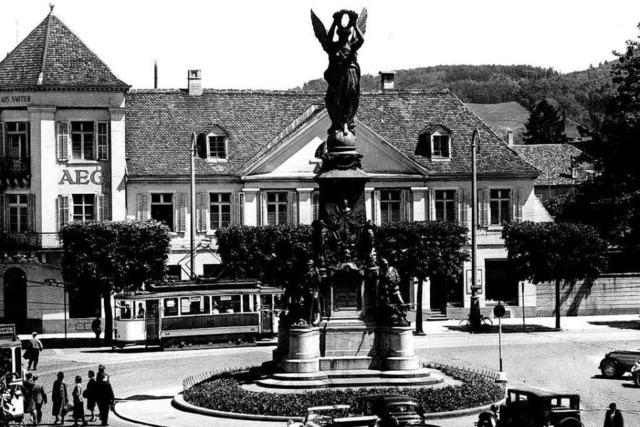 Freiburger Siegesdenkmal kehrt nach ber 50 Jahren an alten Standort zurck