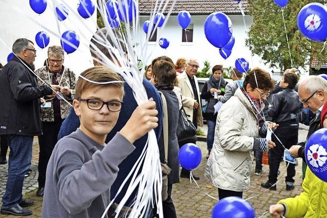 Luftballons zum Luther-Jubilum