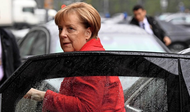 Bundeskanzlerin Angela Merkel am Mittwoch in Berlin   | Foto: dpa