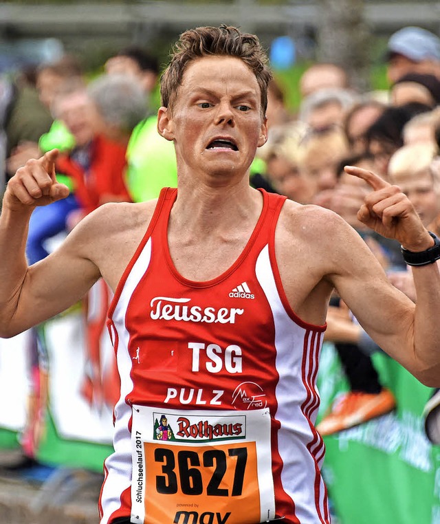 DM-Siebter im Marathon: Benedikt Hoffm... an der Hans-Thoma-Schule in Neustadt   | Foto: Patrick Seeger (A)