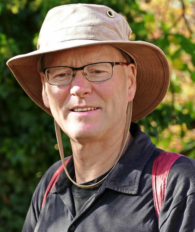 Dr. Frank Rietmann Pilgerreisender aus Mauchen  | Foto: Michael Behrendt