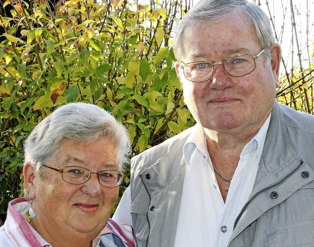Renate und Dieter Handschuh aus Rust feiern ihr goldenes Ehejubilum.  | Foto: Ulrike Hiller