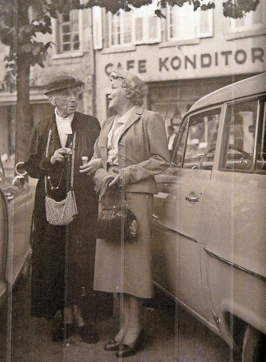 Ein Foto der Schriftstellerin Annette ...s) in den 1960er-Jahren in Badenweiler  | Foto: Dorothee Philipp