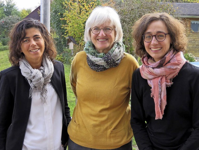 Die Initiatorinnen der Adventsfenster ..., Hildegard Gndig, Ruth Schneeberger   | Foto: Christine Ehlenbrker