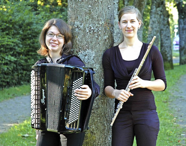 Das Duo Flakkanto (von links): Karin Fleck und Antonia Krutz  | Foto: Privat