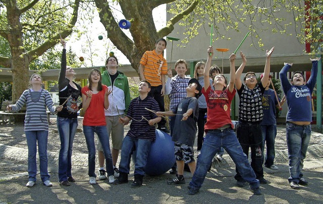 Bei Schulprojekten wurden schon viele ... berraschung der Lehrer und Schler.   | Foto: Christiane Weishaupt