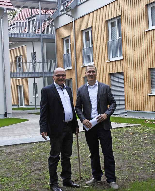 Bauten an historischer Sttte: Bernhar...der Wohnanlage am Altweiler Blsiring   | Foto: Weniger