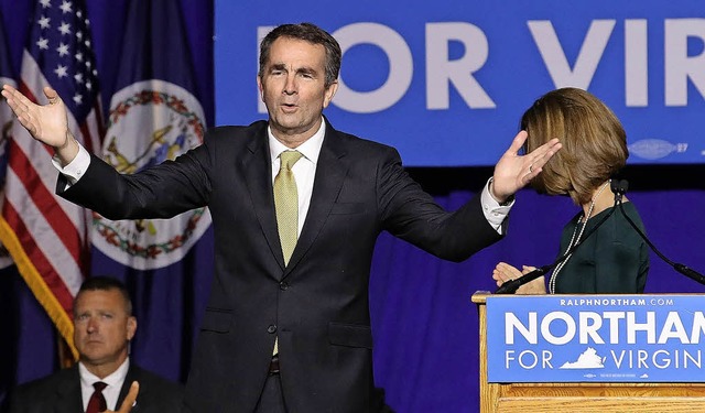 Der Demokrat Ralph Northam ist neuer G...nia &#8211; das hat viele berrascht.   | Foto: AFP