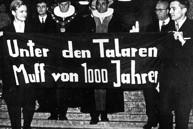 Vor 50 Jahren lehnten sich Hamburger Studenten gegen verkrustete Strukturen an der Uni auf