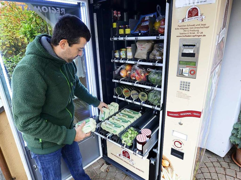 Am Regiomat Gibt S Regionales Rund Um Die Uhr Gastronomie Badische Zeitung