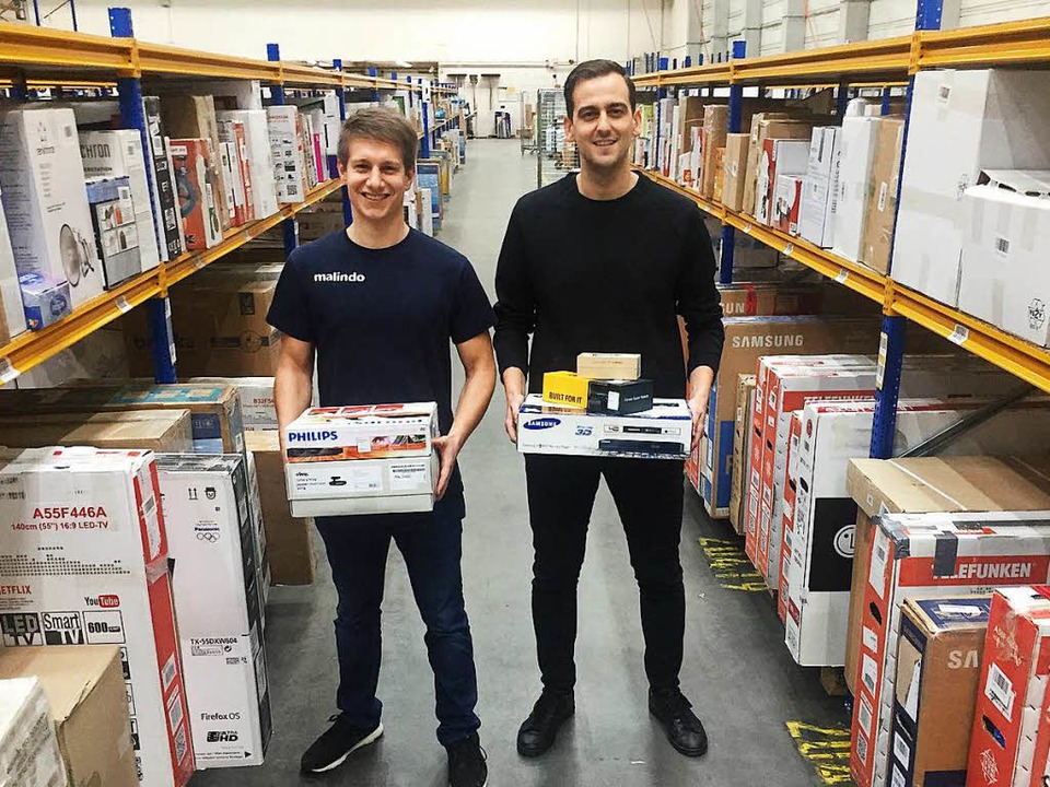 Vermarkten Retouren aus dem Onlinehand... Lenzin und Amin Ben Said von Malindo.  | Foto: malindo GmbH