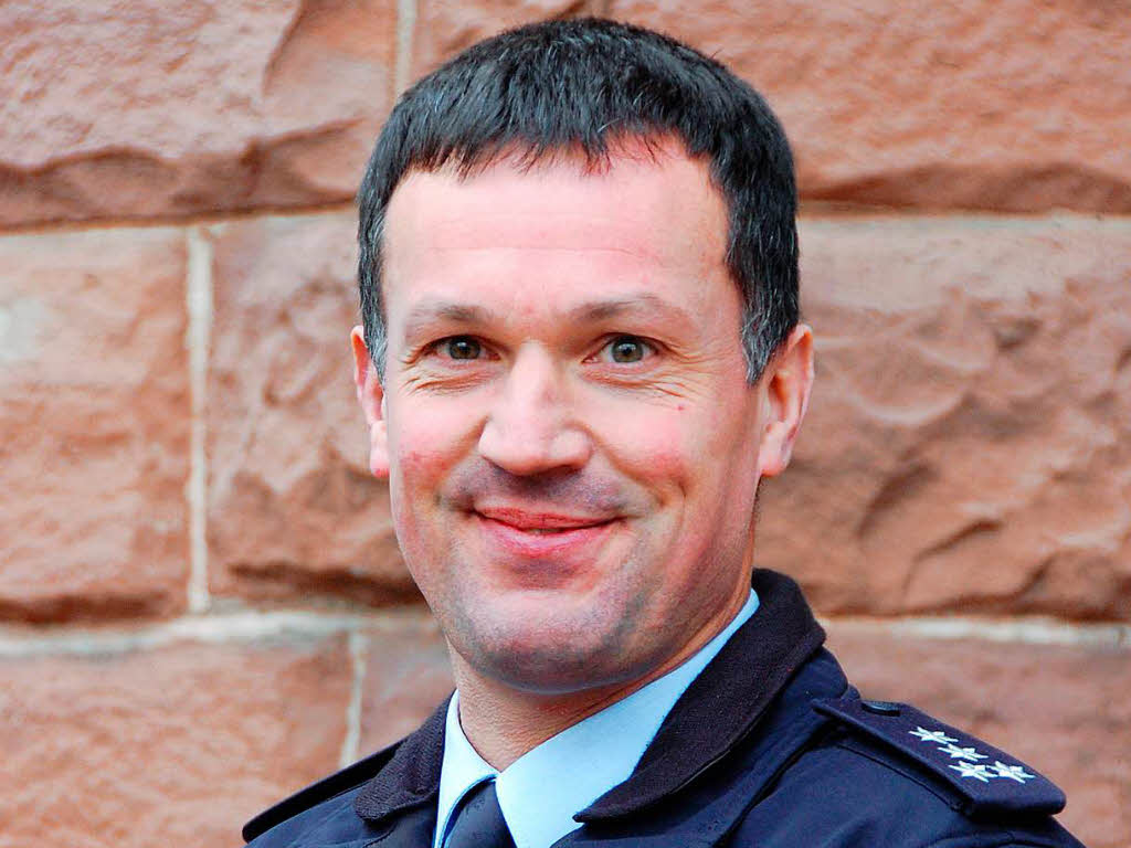 Dietmar Goeritz von der Polizei Weil am Rhein erklärt die