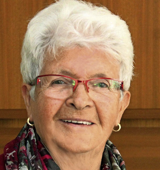 Gertrud Pflieger aus Rust feiert 80. Geburtstag  | Foto: Ulrike Hiller
